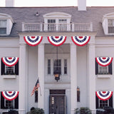 American Flag Bunting Set: Patriotic Porch Decorations for 4th of July, Memorial Day USA