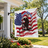 Always Remember Our Heroes Patriotic Military Soldier House Flag – Double Sided Yard Banner