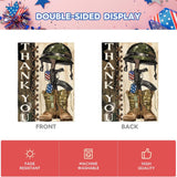 Thank You Heroes Military Boots Flag – Patriotic Veteran Outdoor Decor