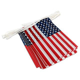 American Flag Fabric Pennant Banner: Patriotic Party Decorations for 4th July, Memorial Day