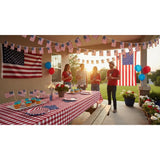 American Flag Fabric Pennant Banner: Patriotic Party Decorations for 4th July, Memorial Day