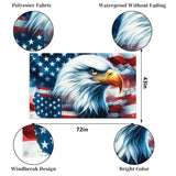 American Bald Eagle Patriotic Backdrop Banner 4th Of July Memorial Day Party Photography Decor