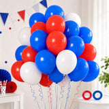 Red White Blue Latex Balloons Patriotic 4th Of July Independence Day Party Decorations