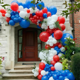 Red White Blue Latex Balloons Patriotic 4th Of July Independence Day Party Decorations
