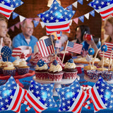 American Flag Star Foil Balloons Patriotic 4th Of July USA Party Decorations