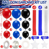 Patriotic Balloon Garland Arch Kit Red White Blue 250th Anniversary Party Decor