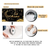 Eid Mubarak Banner Muslim Holiday Indoor Outdoor Decorations