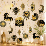 Eid Al Adha Hanging Swirls Eid Mubarak Ramadan Party Ceiling Decorations