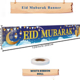 Large Muslim Eid Banner Eid Mubarak Home Party Decorations