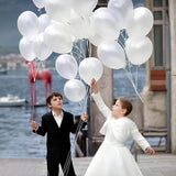 Pearl White Latex Balloons 12 Inch for Eid Ul Adha Party Decorations