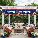 USA Flag Banner | 1776-2026 Anniversary Porch Decor Sign