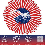 USA Patriotic Bunting Flags | Double Sided 4th of July Porch Banner, Outdoor Decor