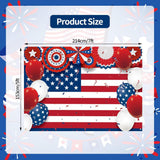 American Flag Backdrop | 7x5 Ft Patriotic Party Banner, 4th of July Decor