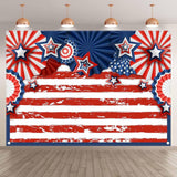 American Flag Photography Backdrop | Patriotic 4th of July Party Banner
