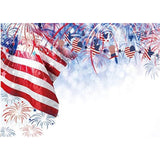 7x5 Ft American Flag Veterans Day Backdrop | 4th of July Independence Day Party Banner | Patriotic Photo Background