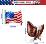 Eagle & American Flag Balloons Patriotic 4th of July Party Decorations USA Balloon Set