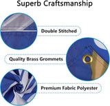 Extra Large Happy Father's Day Backdrop Banner 70.9x45.3 Inch Blue Party Decorations
