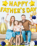 50PCS Happy Father's Day Balloon Decoration Set Banner Letters Photo Booth Party Supplies