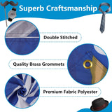Happy Father's Day Banner: Dad Tools & Tie Party Backdrop (72x48 Inch)
