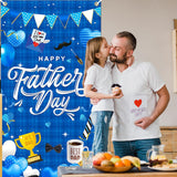 Happy Father's Day Door Cover Banner Indoor Outdoor Party Decorations for Dad Celebration