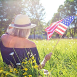 12 PCS USA Stick Flags | Patriotic Decor, Memorial Day, 4th July, 250th Anniversary