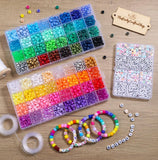2350pcs, 64 Colors, Pony Beads for Bracelet Making Kit