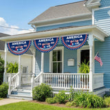 USA 250th Anniversary Bunting Set | Patriotic 1776-2026 American Banner