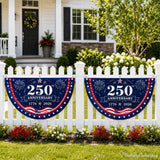 USA 250th Anniversary Bunting Set | Patriotic 1776-2026 American Banner