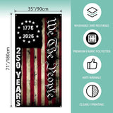 American 250th Anniversary Door Banner | Patriotic Independence Day Decor