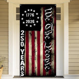 American 250th Anniversary Door Banner | Patriotic Independence Day Decor