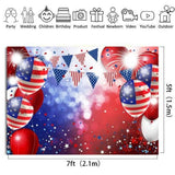 American Flag Photography Backdrop | 4th of July Patriotic Party Decor