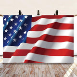 10x7 Ft American Flag Photography Backdrop | 4th of July Independence Day Patriotic Party Banner