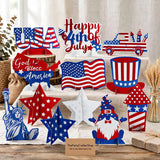 Patriotic Table Centerpieces | 4th of July American Flag Stars Decorations