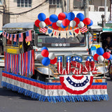 128PCS Patriotic Parade Float Decoration Kit 250th Anniversary USA Garland Banner Set