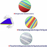 2 Pack Colorful Pennant Banner Flags 66FT Triangle Bunting Garland Party Decorations