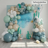 Under the Sea Balloon Garland Arch Kit: Ocean Theme Party Decorations