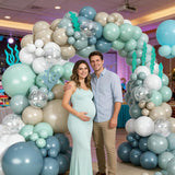 Under the Sea Balloon Garland Arch Kit: Ocean Theme Party Decorations