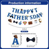17PCS Father's Day Decorations Set Pre-Assembled Banner Hanging Decor for Home Office Party