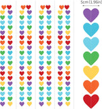Rainbow Heart Garland 52 Ft Colorful Streamer Banner Party Decorations