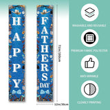 First Father's Day Porch Banner Super Dad Hanging Decorations Family Party Supplies