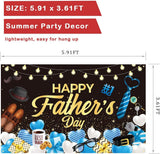 Happy Father's Day Backdrop Banner: "Dad Ever" Party Decoration (180x110cm)