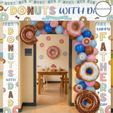 Donuts with Dad Father's Day Banner Set – "Dad Ever" Party Decorations