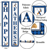 Best Dad Ever Father's Day Front Door Banner Porch Sign Photo Booth Backdrop Decorations