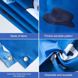 Happy Father's Day Backdrop Banner & Balloon Garland Arch Kit Party Decorations for Dad Photo Wall