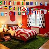 2026 World Cup 48 Countries Flag Banner String: Soccer Party Decorations, Football Garland