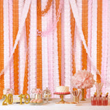 6 Pack Four Leaf Clover Paper Garland | Reusable 11.8ft Party Streamers | Wedding Birthday Decorations