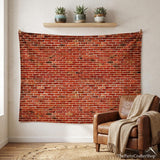 7x5ft Red Brick Wall Backdrop Rustic Texture Photo Background Party Decor