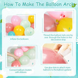 Daisy Balloon Arch Kit | Teal, Yellow, Green, Pink Balloons | Groovy Party Decor