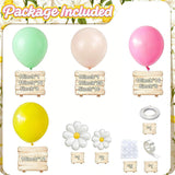 Groovy Daisy Balloon Arch Kit | Boho Floral Garland for Parties
