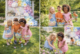 Pastel Easter Balloon Arch Kit | Bunny Daisy Garden Party Decor